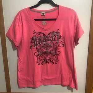 Harley Davidson Woman’s Pink Short sleeved shirt